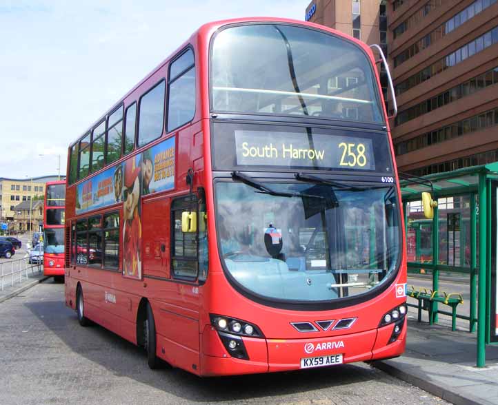 Arriva Shires VDL DB250LF Wright 6100